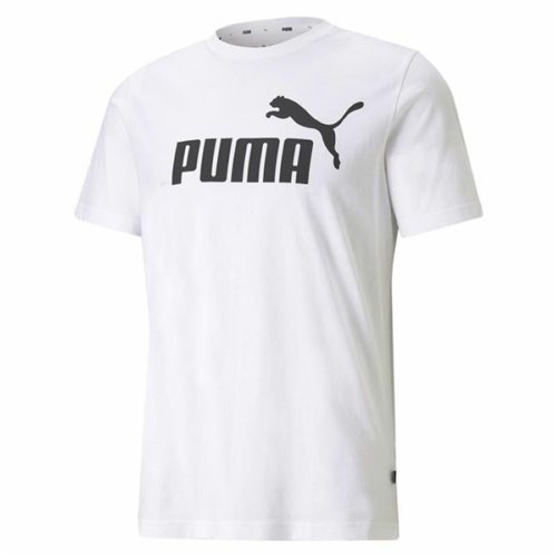 Puma 男士短袖T恤 ESS LOGO TEE 586666 02 白色