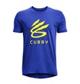 T-shirt med kortärm Herr Under Armour Curry Lightning Logo Blå