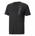 T-shirt med kortärm Herr Puma Fit Svart Män