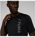 T-shirt med kortärm Herr Puma Fit Svart Män