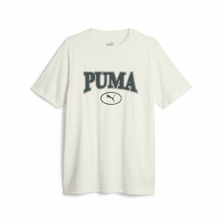 T-shirt med kortärm Herr Puma Squad Vit