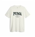 T-shirt med kortärm Herr Puma Squad Vit