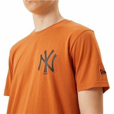 T-shirt med kortärm Herr New Era  New York Yankees Brun