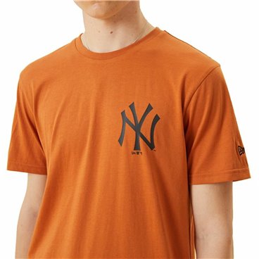 T-shirt med kortärm Herr New Era  New York Yankees Brun