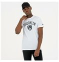 T-shirt med kortärm Herr New Era NOS NBA BRONET 60416753 Vit