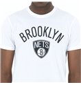 T-shirt med kortärm Herr New Era NOS NBA BRONET 60416753 Vit