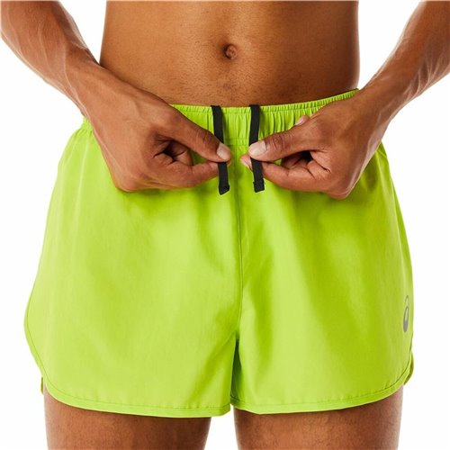 Sportshorts för män Asics Core Split Limegrön