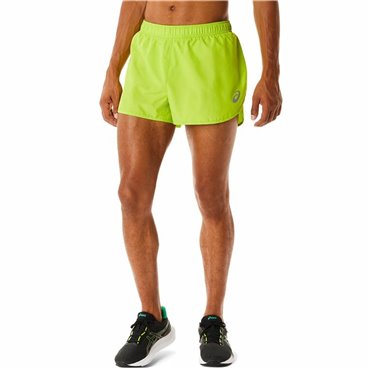 Sportshorts för män Asics Core Split Limegrön