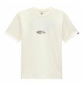 T-shirt med kortärm Herr Vans Oval Team Antique Vit