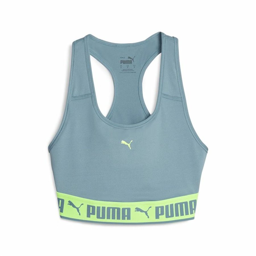 Puma Puma 运动文胸 中度冲击草编蓝