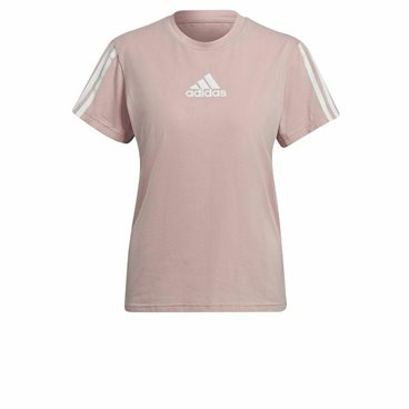 Adidas 短袖女式 T 恤 Aeroready 专为训练设计 粉色