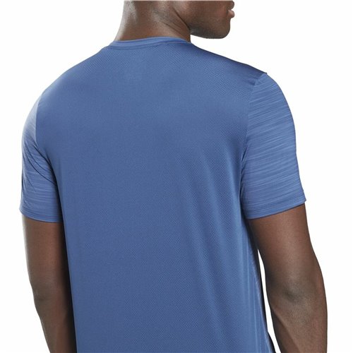 Reebok 男士短袖 T 恤 Tech Style Activchill Move 蓝色