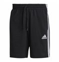 Adidas 男士运动短裤 Essentials 3 Stripes Aeroready（黑色