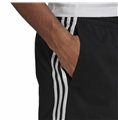 Adidas 男士运动短裤 Essentials 3 Stripes Aeroready（黑色