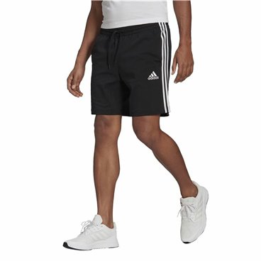 Sportshorts för män Adidas Essentials 3 Stripes Aeroready Svart