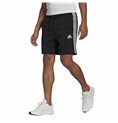 Adidas 男士运动短裤 Essentials 3 Stripes Aeroready（黑色