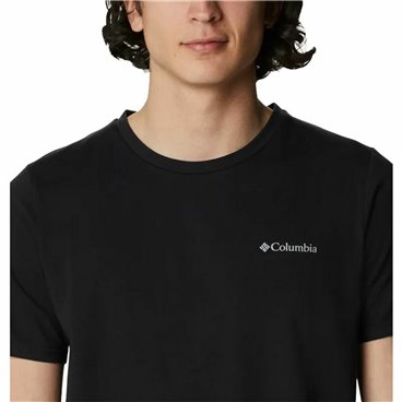 T-shirt med kortärm Herr Columbia Sun Trek Svart Män