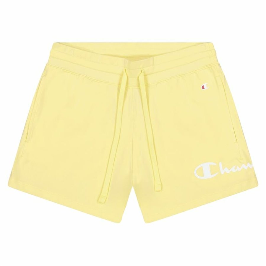 Sportshorts för kvinnor Champion Drawcord Pocket Gul