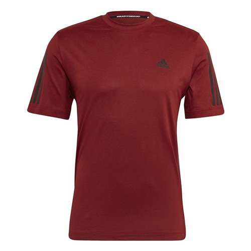 T-shirt med kortärm Herr Adidas  T365 Training  Mörkröd