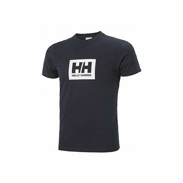 Helly Hansen 深蓝色男士短袖 T 恤 HH BOX T 53285 599