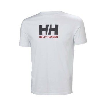 Helly Hansen 男式 LOGO 33979 001 短袖T恤 白色