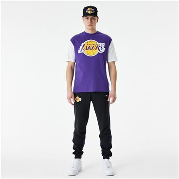 T-shirt med kortärm Herr New Era NBA Colour Insert LA Lakers Purpur