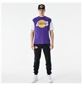 T-shirt med kortärm Herr New Era NBA Colour Insert LA Lakers Purpur