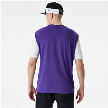 T-shirt med kortärm Herr New Era NBA Colour Insert LA Lakers Purpur