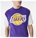 T-shirt med kortärm Herr New Era NBA Colour Insert LA Lakers Purpur