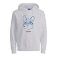 Jack & Jones 连帽运动衫 男士 JORPAL SWEAT HOOD FST 2310015 灰色