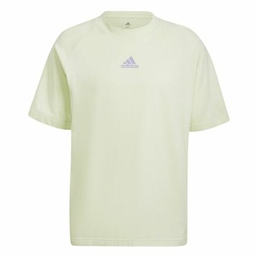 T-shirt med kortärm Herr Adidas Essentials Brandlove Gul