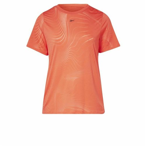 T-shirt med kortärm Dam Reebok Burnout Orange