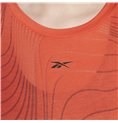 T-shirt med kortärm Dam Reebok Burnout Orange