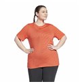 T-shirt med kortärm Dam Reebok Burnout Orange