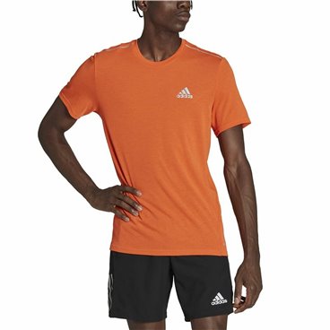 T-shirt med kortärm Herr Adidas X-City Orange