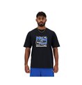 New Balance 男士短袖T恤 SPORT ESSENTIALS MT41593（黑色