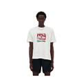 New Balance 男士短袖 T 恤 MT41593 SST 白色
