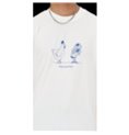 T-shirt med kortärm Herr ESSENTIALS CHICKEN New Balance MT41591 Vit