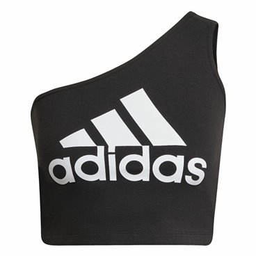 Adidas 运动上衣，女式未来图标徽章（黑色