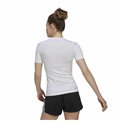 T-shirt med kortärm Dam Adidas Techfit Training Vit