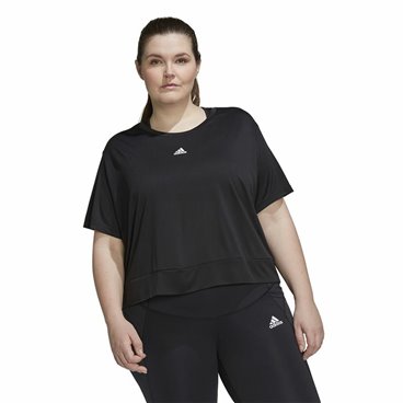 T-shirt med kortärm Dam Adidas AeroReady Studio Loose