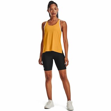 Tanktop, Dam Under Armour Knockout Senap