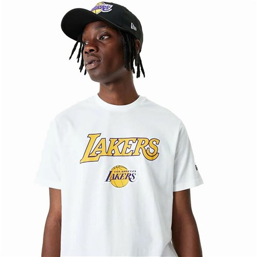 Baskettröja New Era NBA LA Lakers Vit