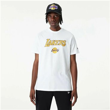 Baskettröja New Era NBA LA Lakers Vit