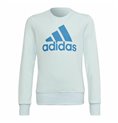 Adidas 连帽运动衫，绿松石色女孩基本款