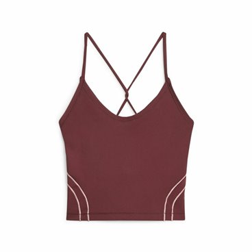 Tanktop, Dam Puma Studio Ultrabare Cro Brun