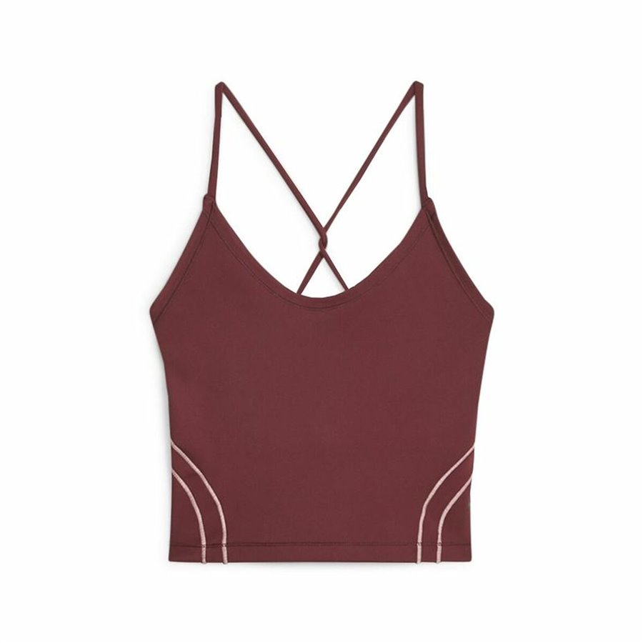 Tanktop, Dam Puma Studio Ultrabare Cro Brun