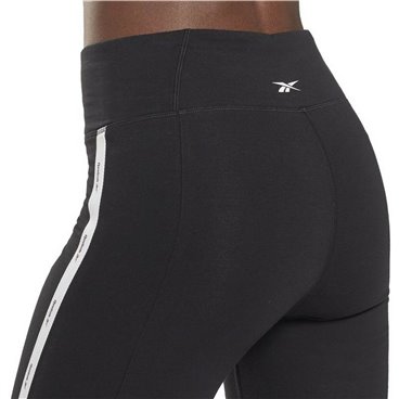 Sport-leggings, Dam Reebok  Pping Cotton W  Svart