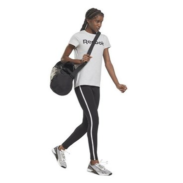 Sport-leggings, Dam Reebok  Pping Cotton W  Svart