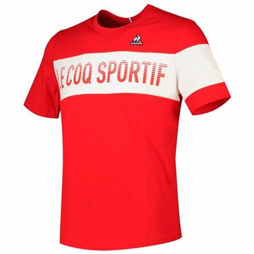 T-shirt med kortärm Unisex Le coq sportif N°2 Röd